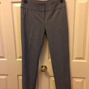 Alfani black and white pants